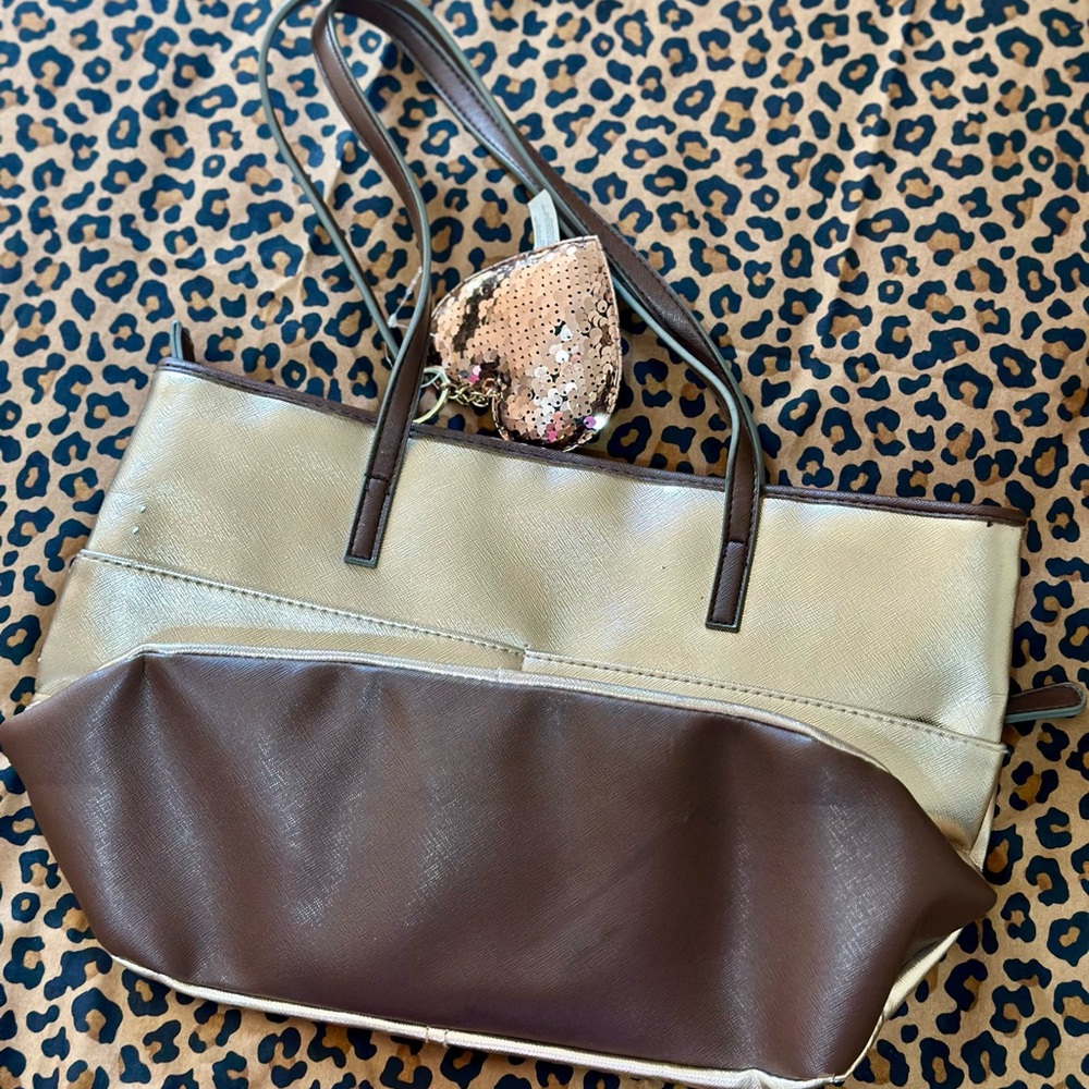 Gold Metallic Tote Bag - Picture 6 of 11